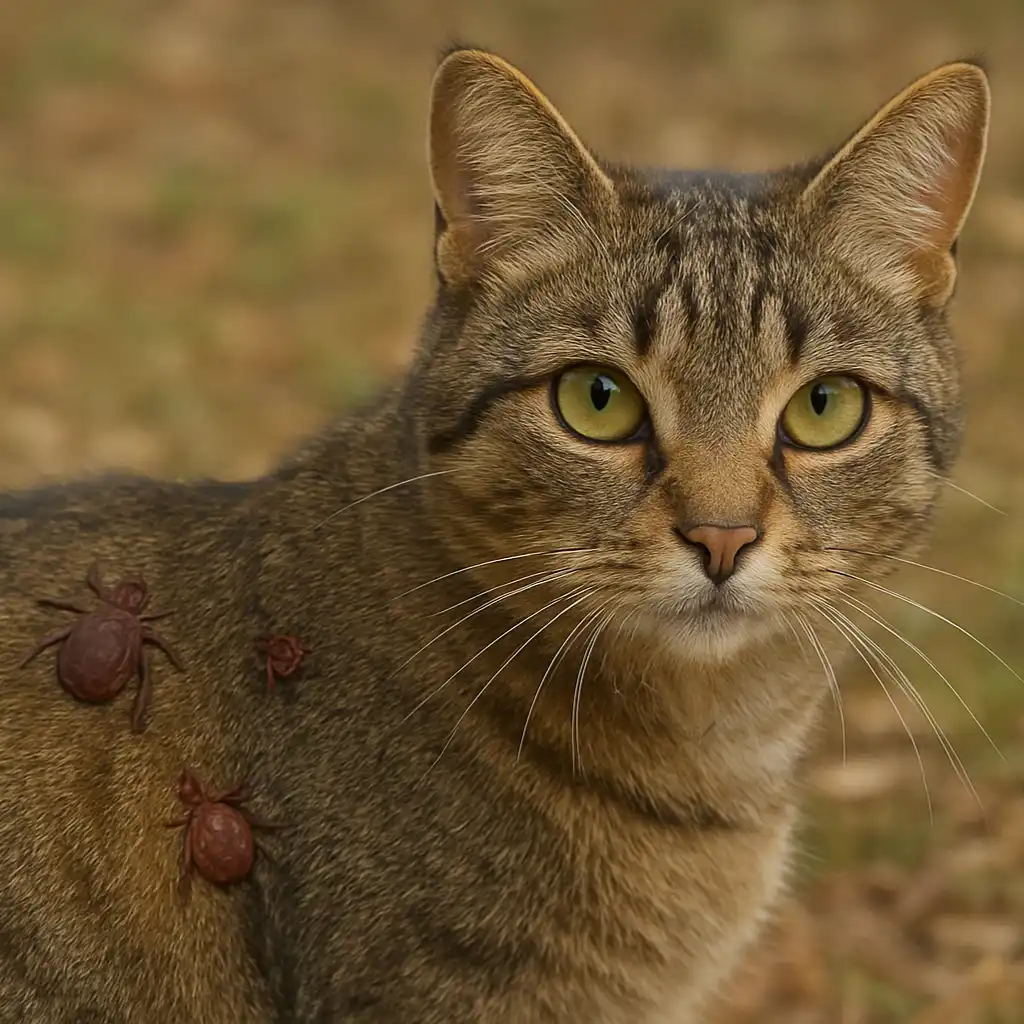 Ticks on Cats