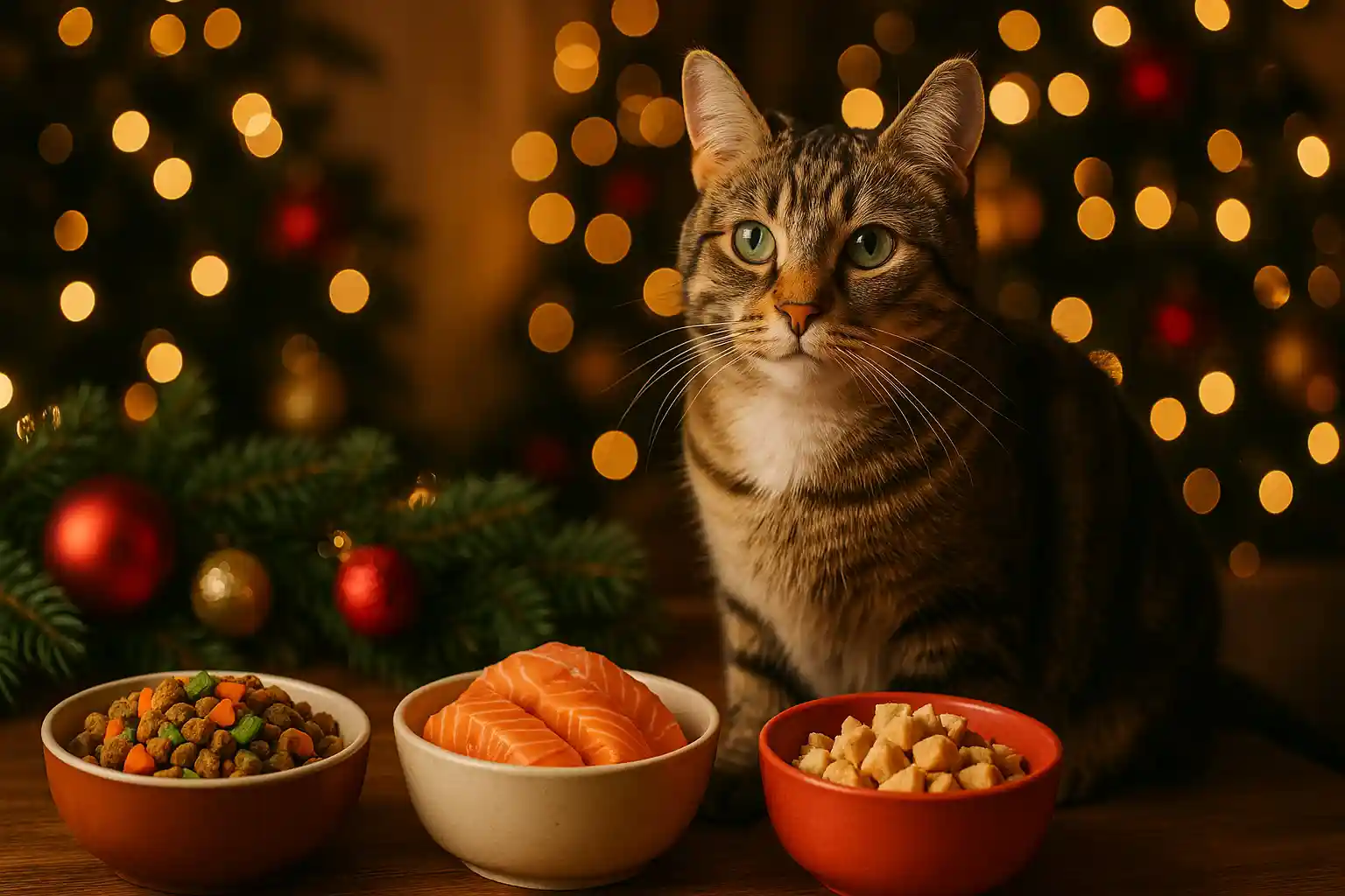 Christmas Cat Food Guide