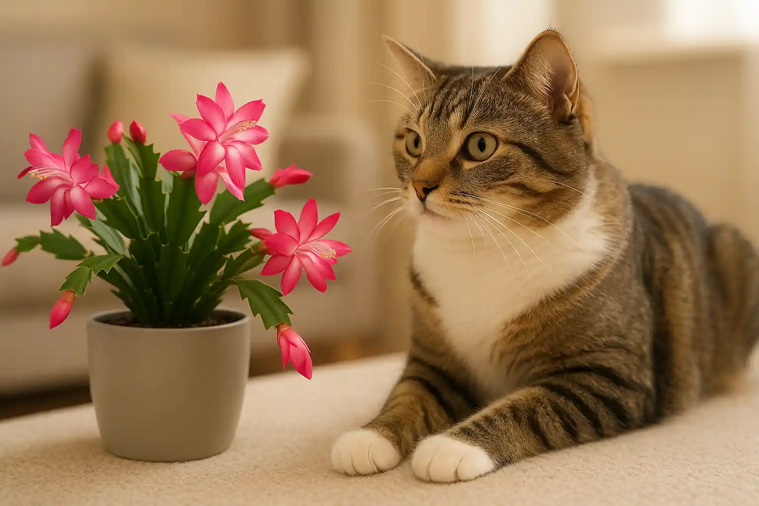 Thanksgiving Cactus Poisonous to Cats