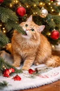 Are Christmas Trees Toxic to Cats