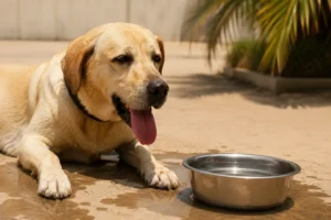 sign of dehydration in dogs