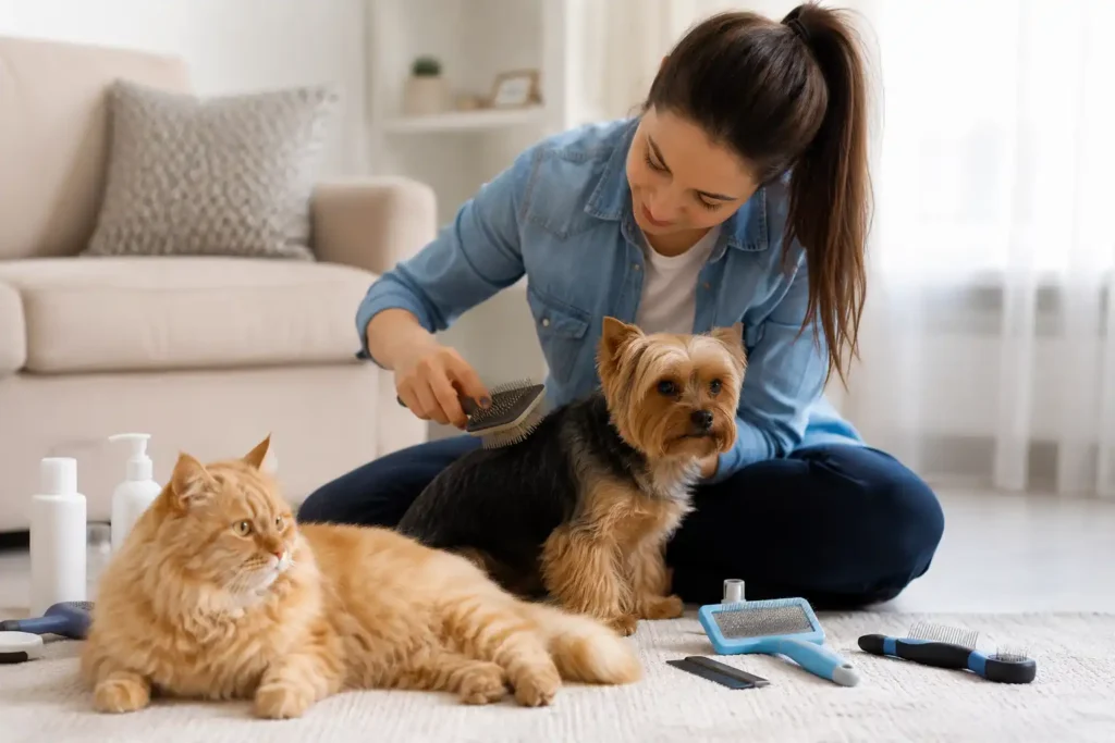 pet grooming at home