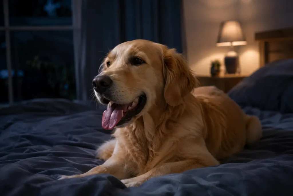 Why is my dog panting at night?